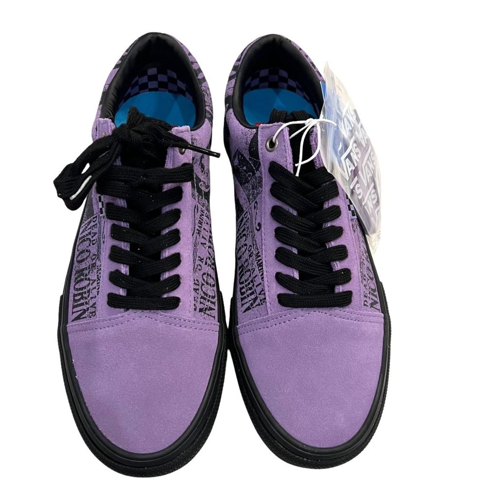 Vans Shoes Mens 8.5 One Piece Wanted Nico Rob Skate Old Skoo Purple Sneakers - Picture 2 of 10
